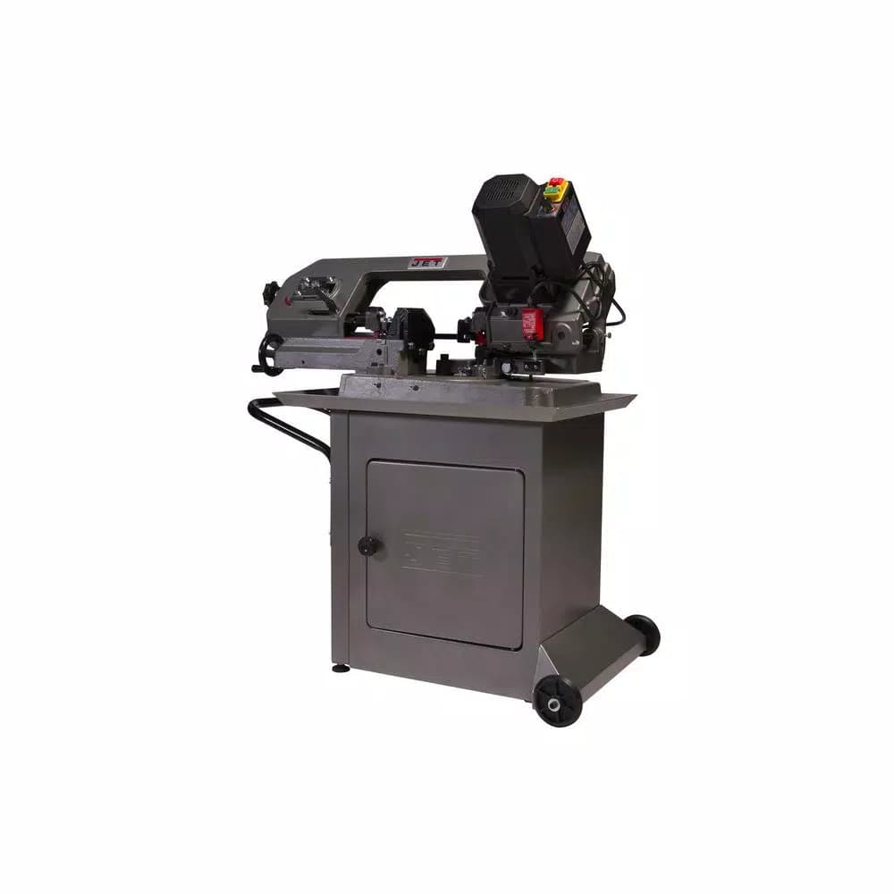 JET HBS-56MVS 5 in. x 6 in. Variable Speed Mitering Horizontal Bandsaw, 0.5 HP, 115 V