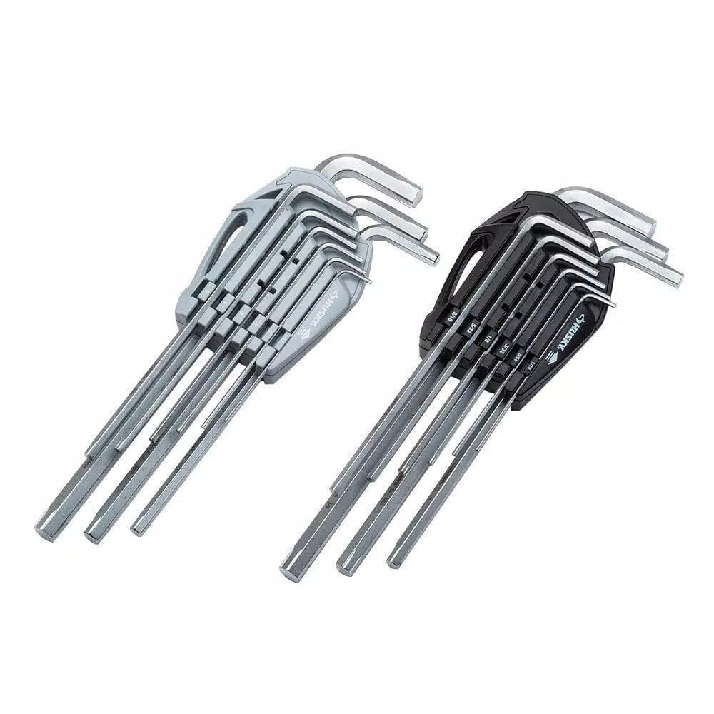 Husky 18-Piece SAE and Metric Non-Slip Hex Key Set