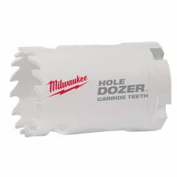 Milwaukee 1-3/8 in. Hole Dozer Carbide Hole Saw for Metal and Multi-Material thumbnail 1