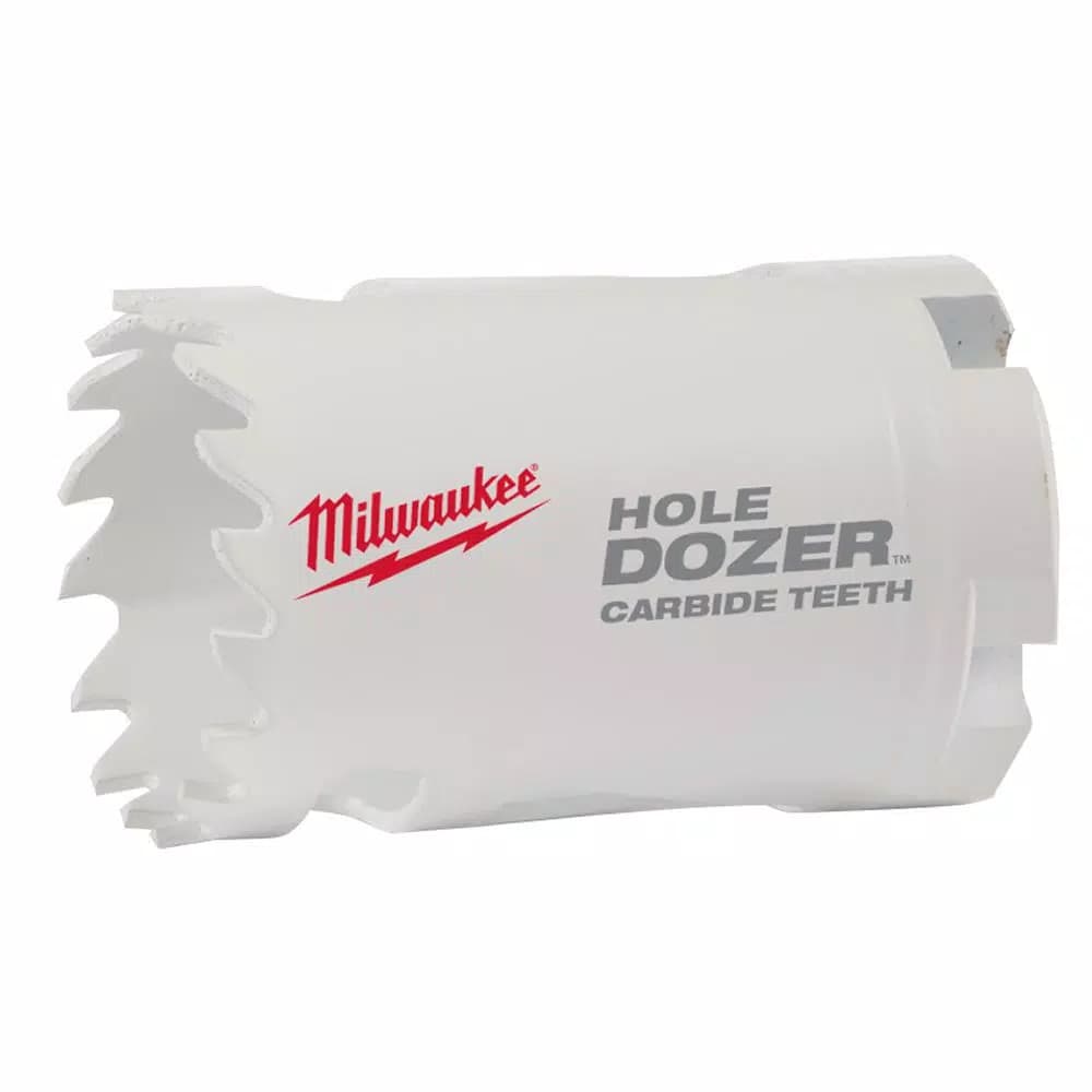Milwaukee 1-3/8 in. Hole Dozer Carbide Hole Saw for Metal and Multi-Material
