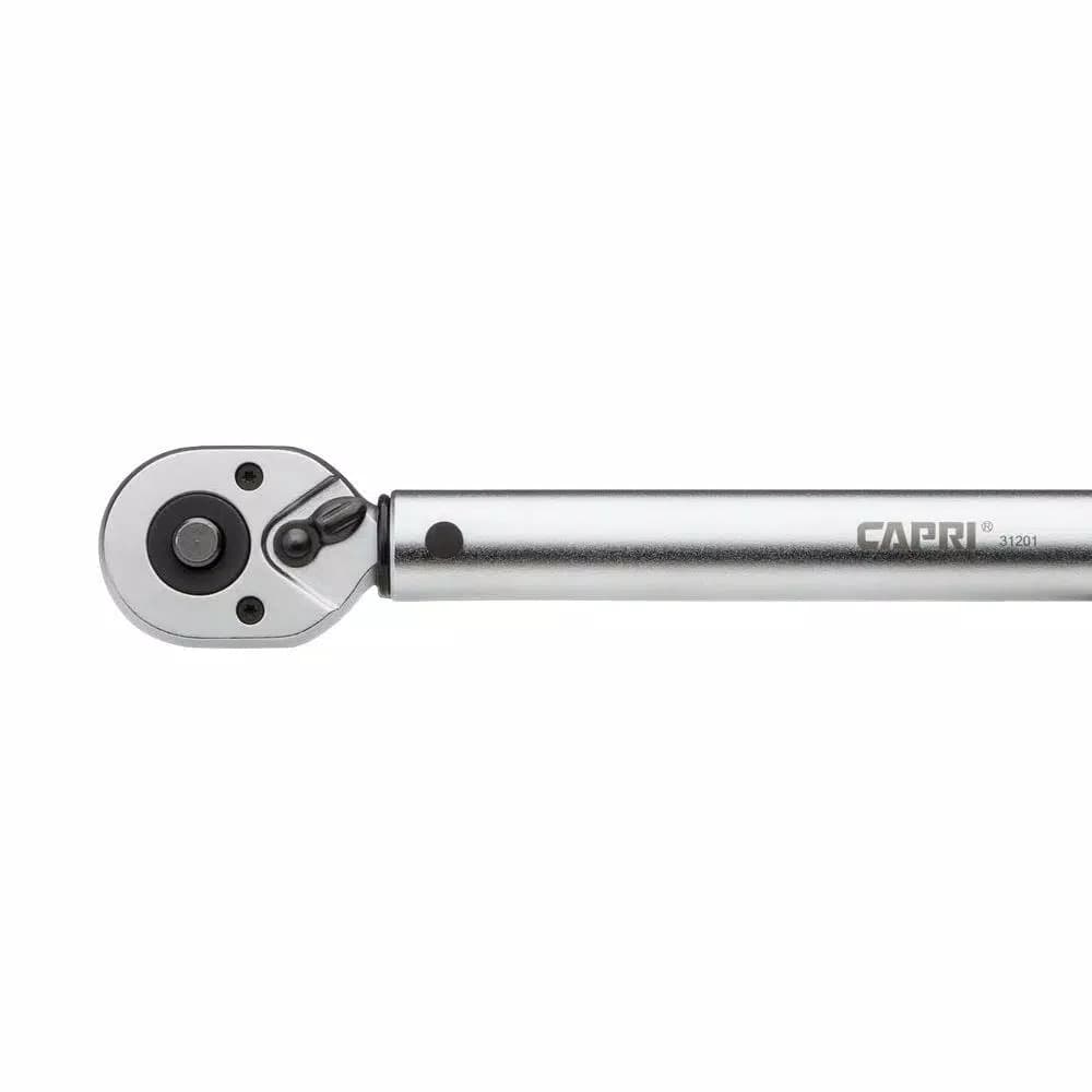 Capri Tools 1/4 in. Drive Industrial Torque Wrench, 30 to 150 in. lbs. / 4 to 16.4 Nm