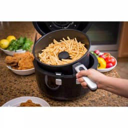 Modernhome 7 Qt. Auto-Stirring Digital Air Fryer, 1350W Rotating Convection Oven thumbnail 3