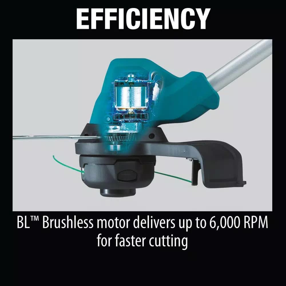 Makita 18V LXT Brushless String Trimmer Kit with 4.0Ah Battery, Charger & Bonus 22 in. Cordless Hedge Trimmer