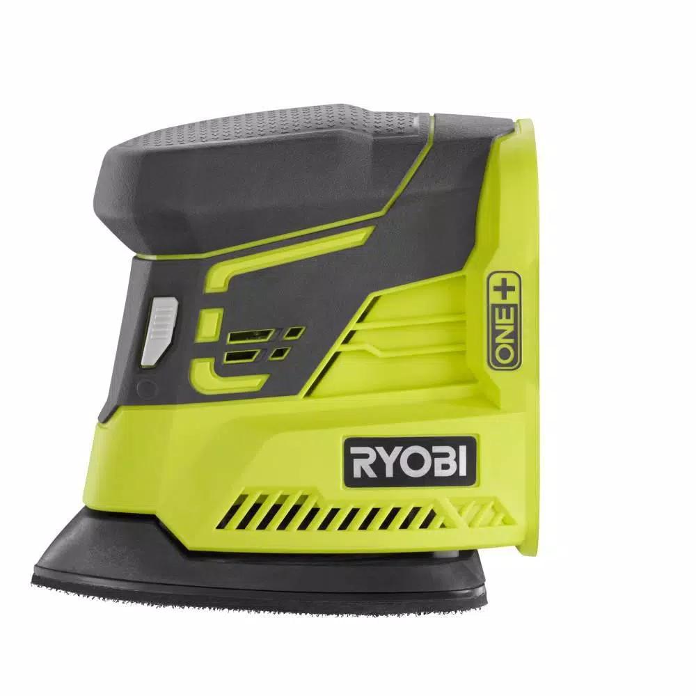RYOBI 18V ONE+ Corner Cat Finish Sander Kit with 2.0 Ah Battery and Charger