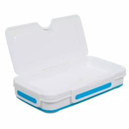 Classic Cuisine Rectangular Expandable Lunch Box with Dividers, Collapsible Food Storage thumbnail 4