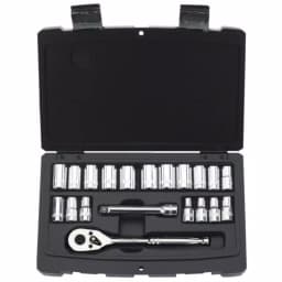 Stanley 20-Piece 1/4 in. Drive SAE & Metric Ratchet and Socket Set thumbnail 1