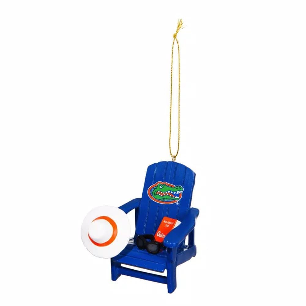 Team Sports America University of Florida NCAA Adirondack Chair Christmas Ornament