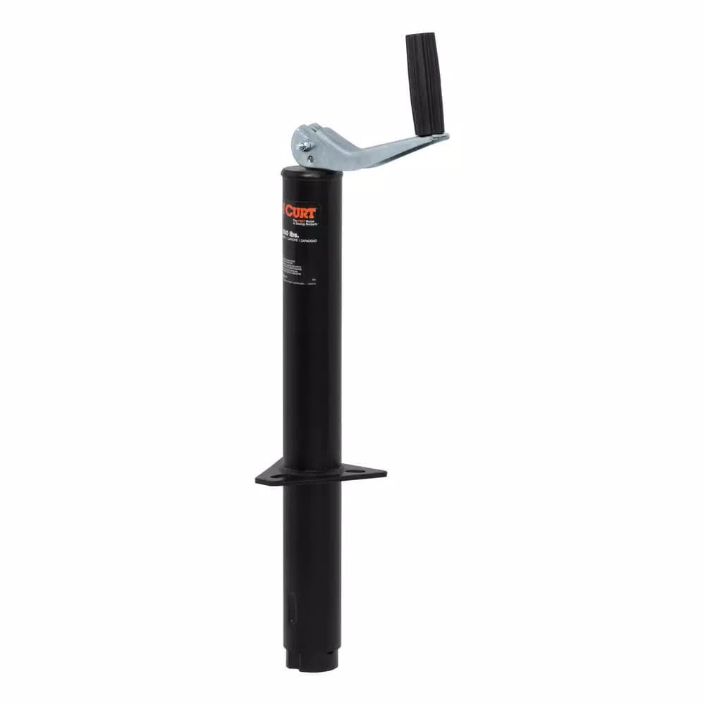 CURT A-Frame Trailer Jack with Top Handle, 2,000 lbs. Capacity, 14 in. Travel