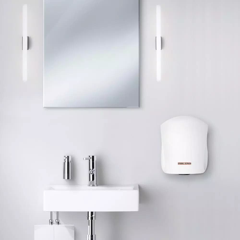 Stiebel Eltron Ultronic 1W High Speed Automatic Electric Hand Dryer - Alpine White, 120V