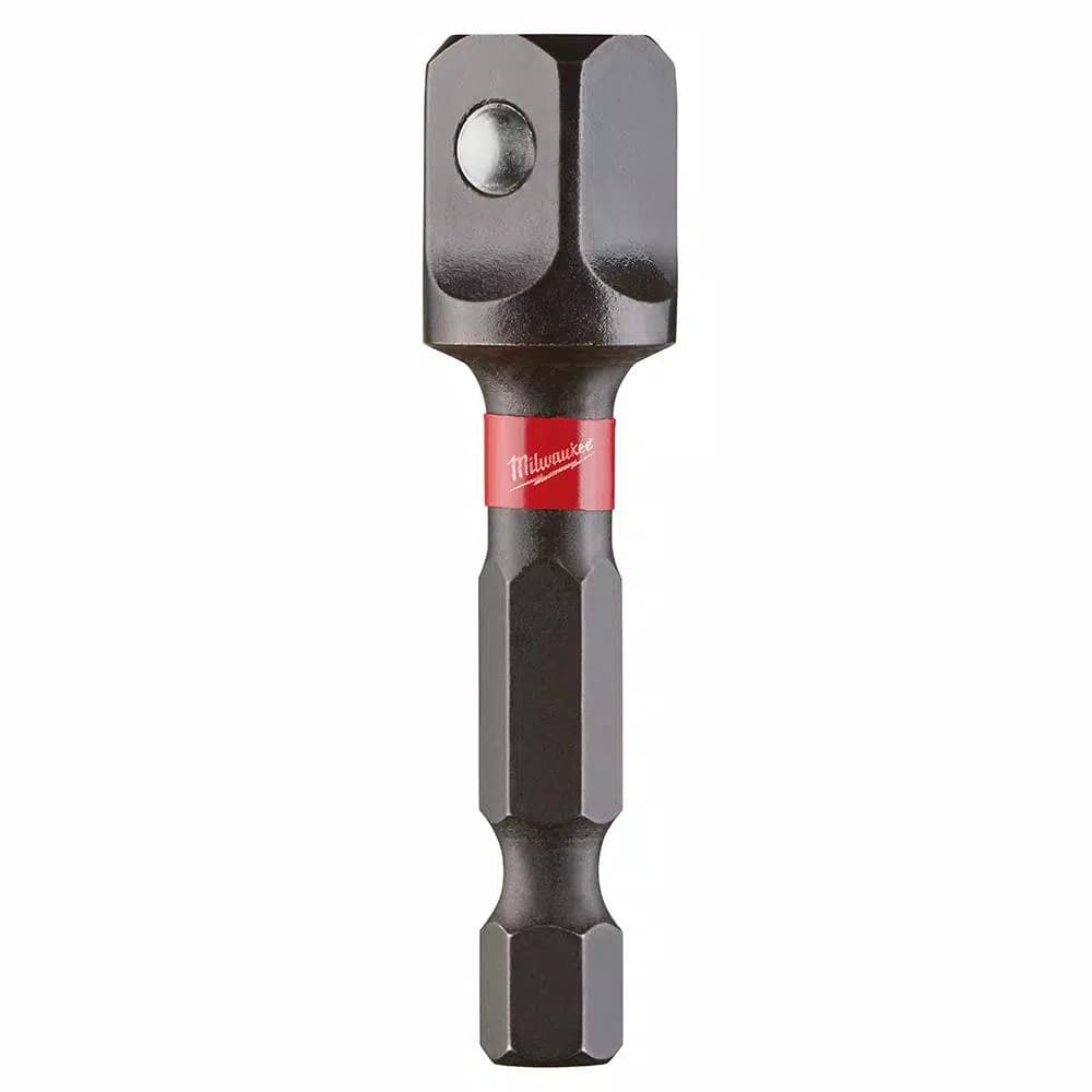 Milwaukee SHOCKWAVE 3/8 in. Drive to 1/4 in. Hex Impact Socket Adapter