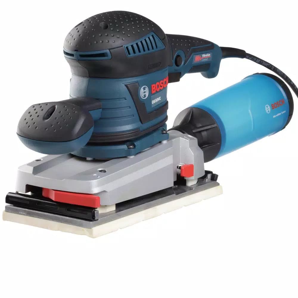 Bosch OS50VC 3.4 Amp Corded Electric Finishing Orbital Sander Kit with Vibration Control