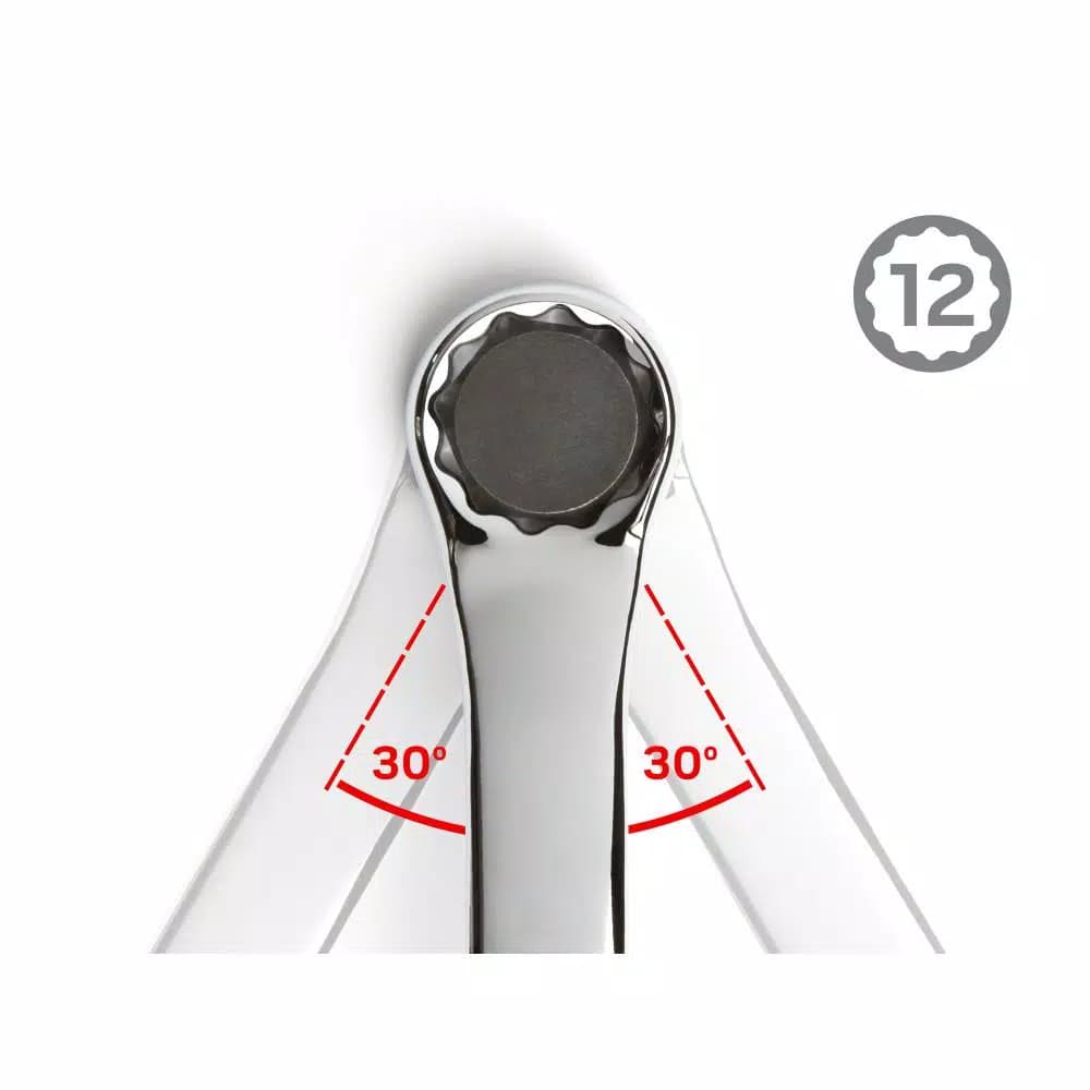 TEKTON 5-Piece 45° Offset Box End Wrench Set, SAE