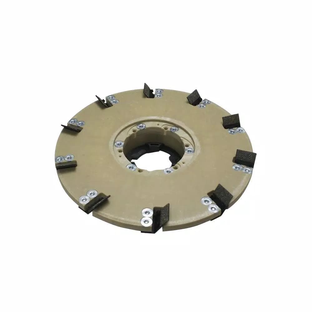 Diamabrush 16 in. 25-Grit Coating Removal Tool with NP9200 Clutch Plate and Riser