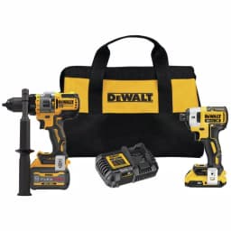 DEWALT 20V MAX Brushless Hammer Drill and Impact Driver Combo Kit with FLEXVOLT Advantage thumbnail 1