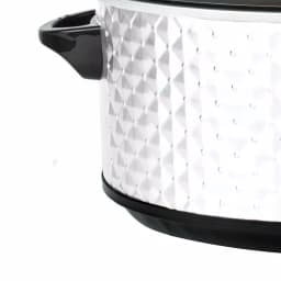 Brentwood Appliances SC-157W 7 Qt. Pearl Slow Cooker with Tempered Glass Lid thumbnail 5