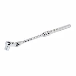 Husky 3/8 in. Drive Flex-Head Extendable Ratchet, 10 in. to 15 in. thumbnail 6