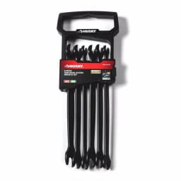 Husky 6-Piece Thin Head Access Wrench Set, SAE and Metric, Double Open End thumbnail 4