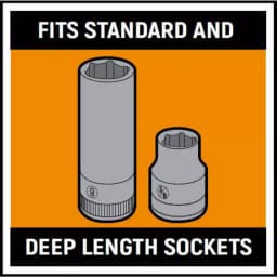 GearWrench 3-Piece Socket Tray Set for 1/4 in., 3/8 in., and 1/2 in. Drive Sizes thumbnail 5