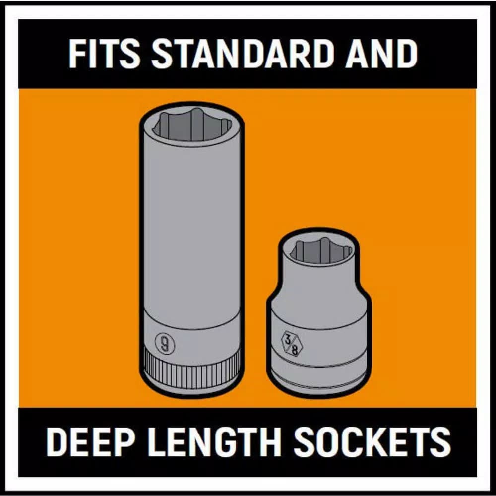GearWrench 3-Piece Socket Tray Set for 1/4 in., 3/8 in., and 1/2 in. Drive Sizes