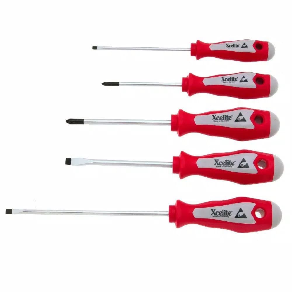 Xcelite Weller Xcelite Pro Series 5-Piece ESD Safe Precision Electronics Screwdriver Set