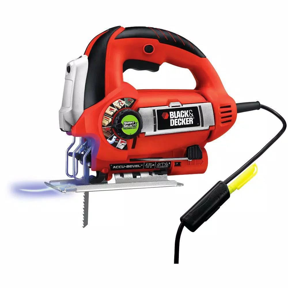 BLACK+DECKER JS670V LineFinder Orbital Jigsaw with SmartSelect Technology