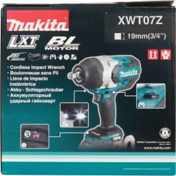 Makita 18V LXT Brushless 3/4 in. Square Drive High Torque Impact Wrench (Tool Only) thumbnail 10