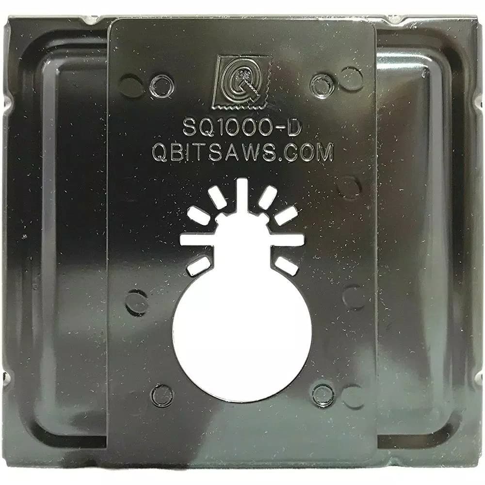 Q Bit QBit SQ1000-D Oscillating Multi-Tool Saw Blade for 2-Gang Plastic Outlet Boxes and Low Voltage Brackets