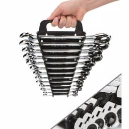 TEKTON 13-Piece Flex-Head Ratcheting Combination Wrench Set, 1/4 in. to 1 in. thumbnail 10