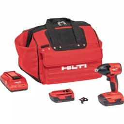 Hilti SIW 6AT-22V 1/2 in. Brushless Cordless Impact Wrench Kit with 2 2.6 Ah Batteries, Charger, and Bag thumbnail 1
