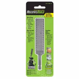 ReciproTool Flat Wood Rasp File for Reciprocating Saws, 4-Sided Coarse and Fine, Carbon Steel thumbnail 1