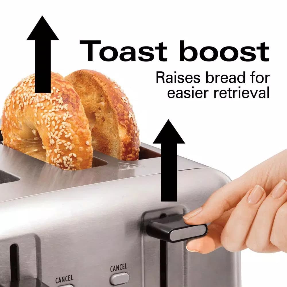 Hamilton Beach Professional 4-Slice Stainless Steel Wide Slot Toaster