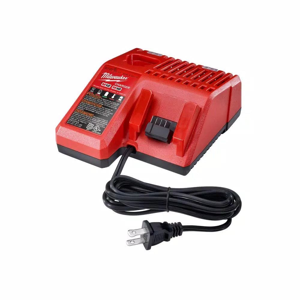 Milwaukee M12 and M18 Multi-Voltage Lithium-Ion Battery Charger