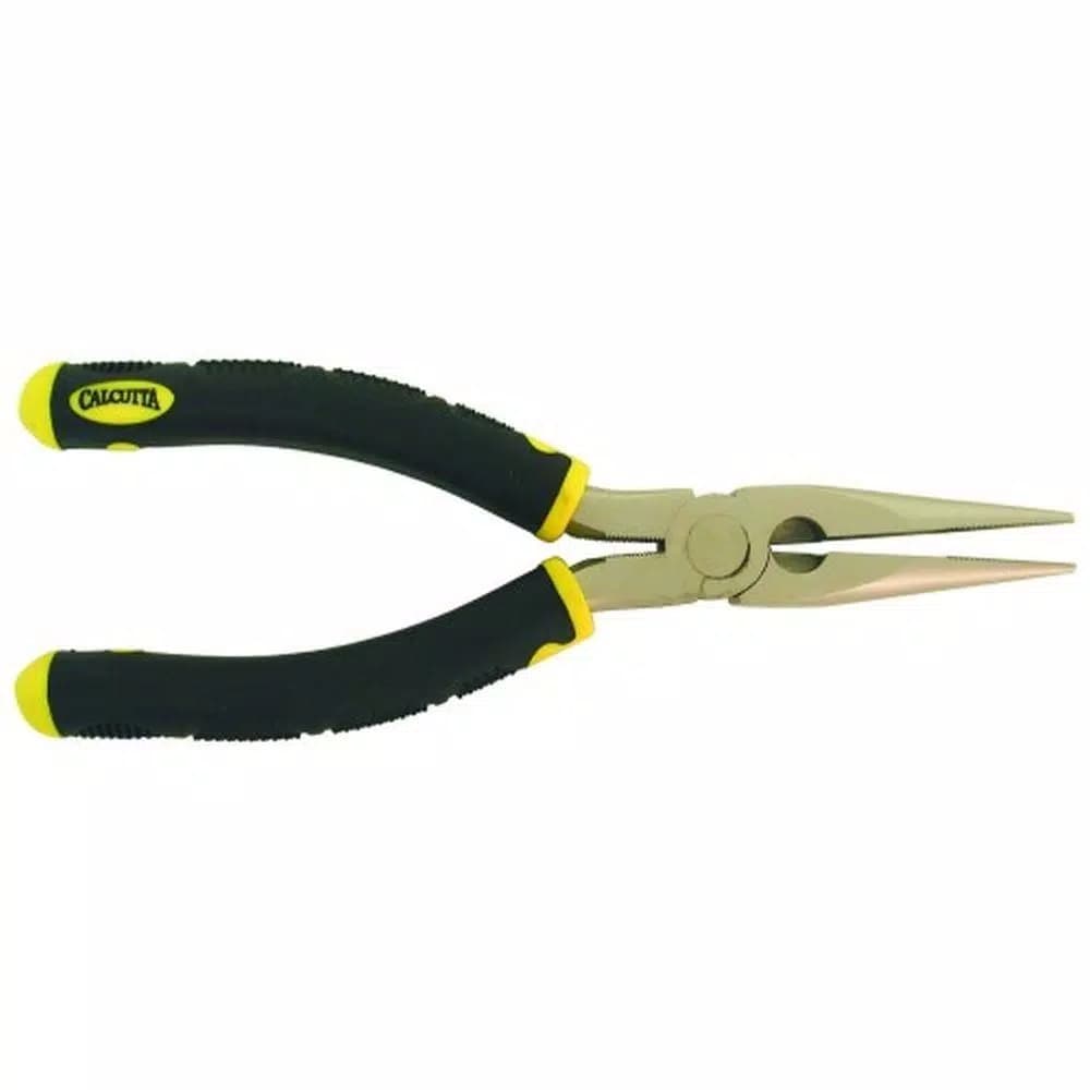 Unbranded 6 in. Ultra Grip Long Nose Pliers with Nickel Matte Finish