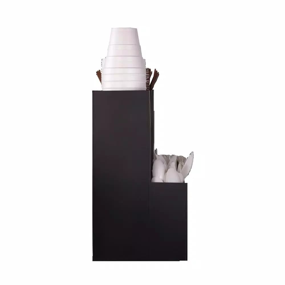 Mind Reader All-in-One Black K-Cup Storage Organizer and Napkin Holder