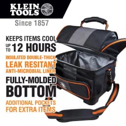 Klein Tools Tradesman Pro 12 Qt. Soft Sided Jobsite Lunch Cooler thumbnail 2
