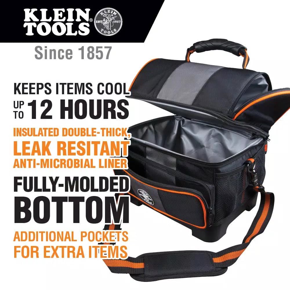 Klein Tools Tradesman Pro 12 Qt. Soft Sided Jobsite Lunch Cooler