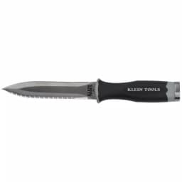 Klein Tools 10-3/4 in. Serrated Duct Knife with 5-1/2 in. Stainless Steel Blade thumbnail 1
