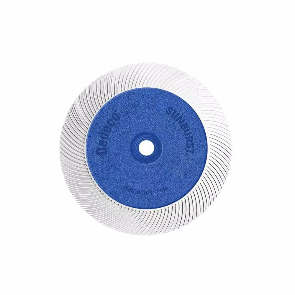 Dedeco Sunburst 7-5/8 in. 120-Grit TC Radial Polishing Disc with Adjustable Arbor