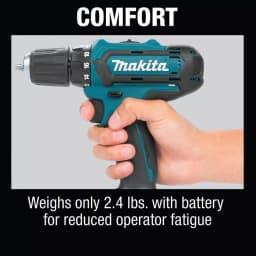 Makita 12V MAX CXT Cordless 3/8 in. Drill and Impact Driver Combo Kit with (2) 1.5Ah Batteries, Charger, and Bag thumbnail 12