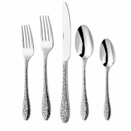 Oneida Ivy Flourish 18/10 Stainless Steel Bouillon Spoons, Paisley Ornate Design, Set of 12 thumbnail 6