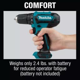 Makita 12V Max CXT Lithium-Ion Cordless 3/8 in. Driver-Drill (Tool-Only) thumbnail 8
