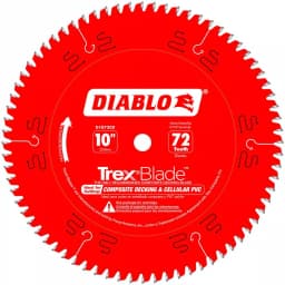 Diablo 10 in. x 72-Tooth Trex/Composite Material Cutting Saw Blade thumbnail 1
