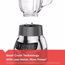 BLACK+DECKER PowerCrush 48 oz. Digital Blender with Quiet Technology, 900W, Silver thumbnail 6