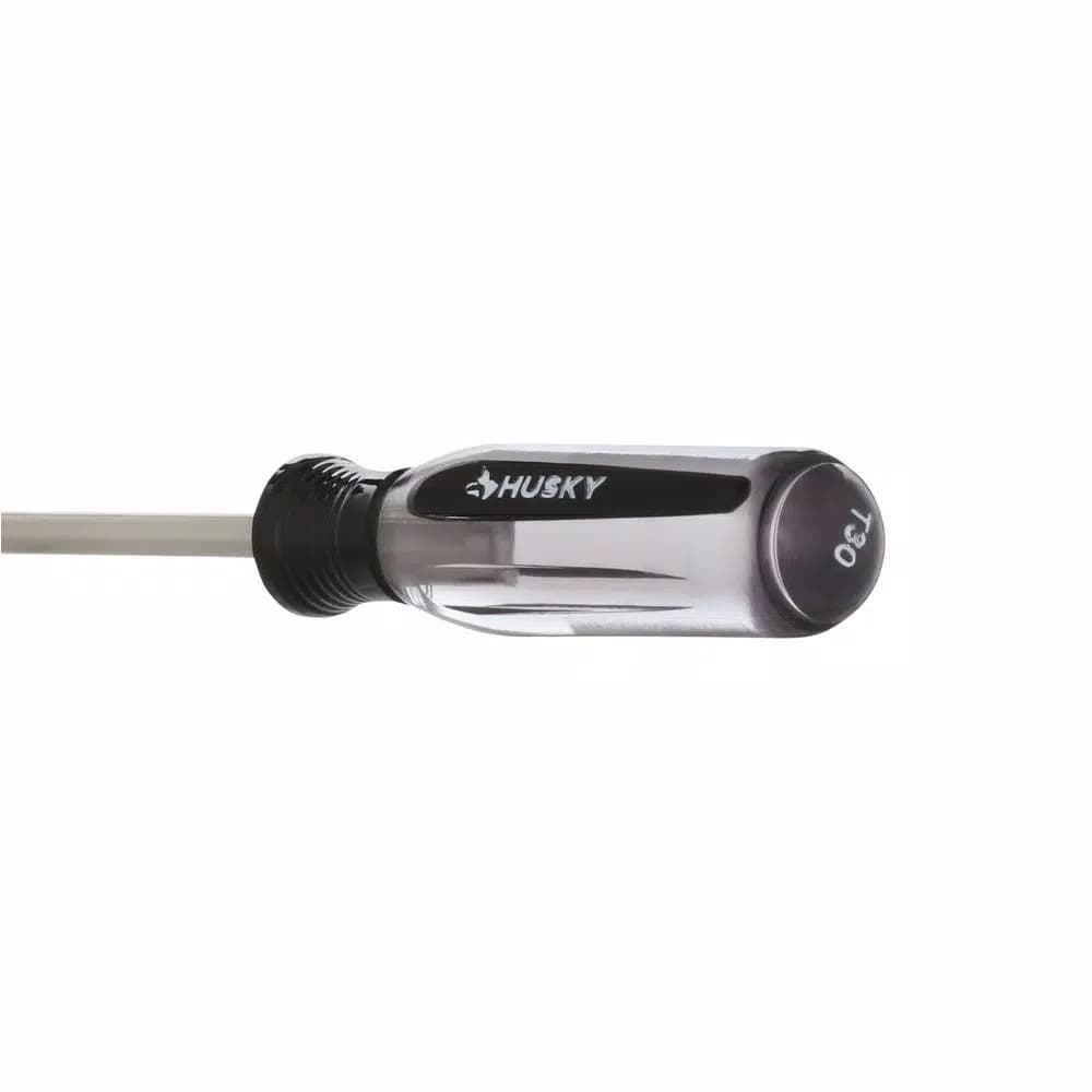 Husky 5-Piece Torx Screwdriver Set, High Strength Alloy Steel Blades, Ergonomic Handles