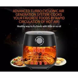 Emerald 1818 4.2 Qt. 1800W Air Fryer with Double Ceramic Non-Stick Basket and Pan Set thumbnail 5