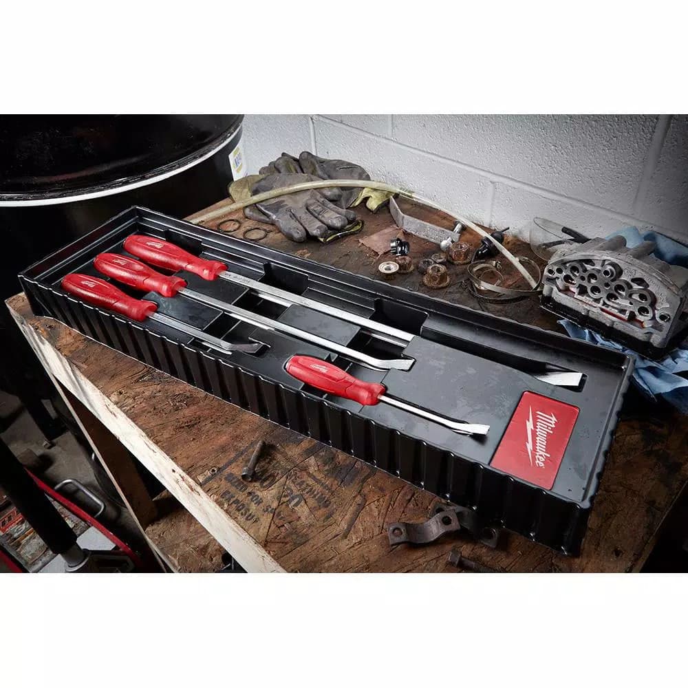 Milwaukee 14-Piece Mechanic Tool Set: Pry Bars, Hook & Pick, and Screwdriver Set