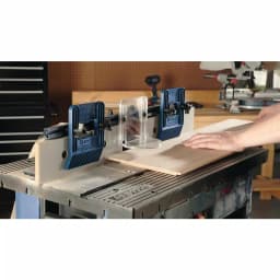 Bosch 27 in. x 18 in. Aluminum Top Benchtop Router Table with 2-1/2 in. Vacuum Port thumbnail 12