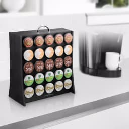 Mind Reader Wall 50-Capacity Black K-Cup Storage Rack for Keurig Coffee Makers thumbnail 6