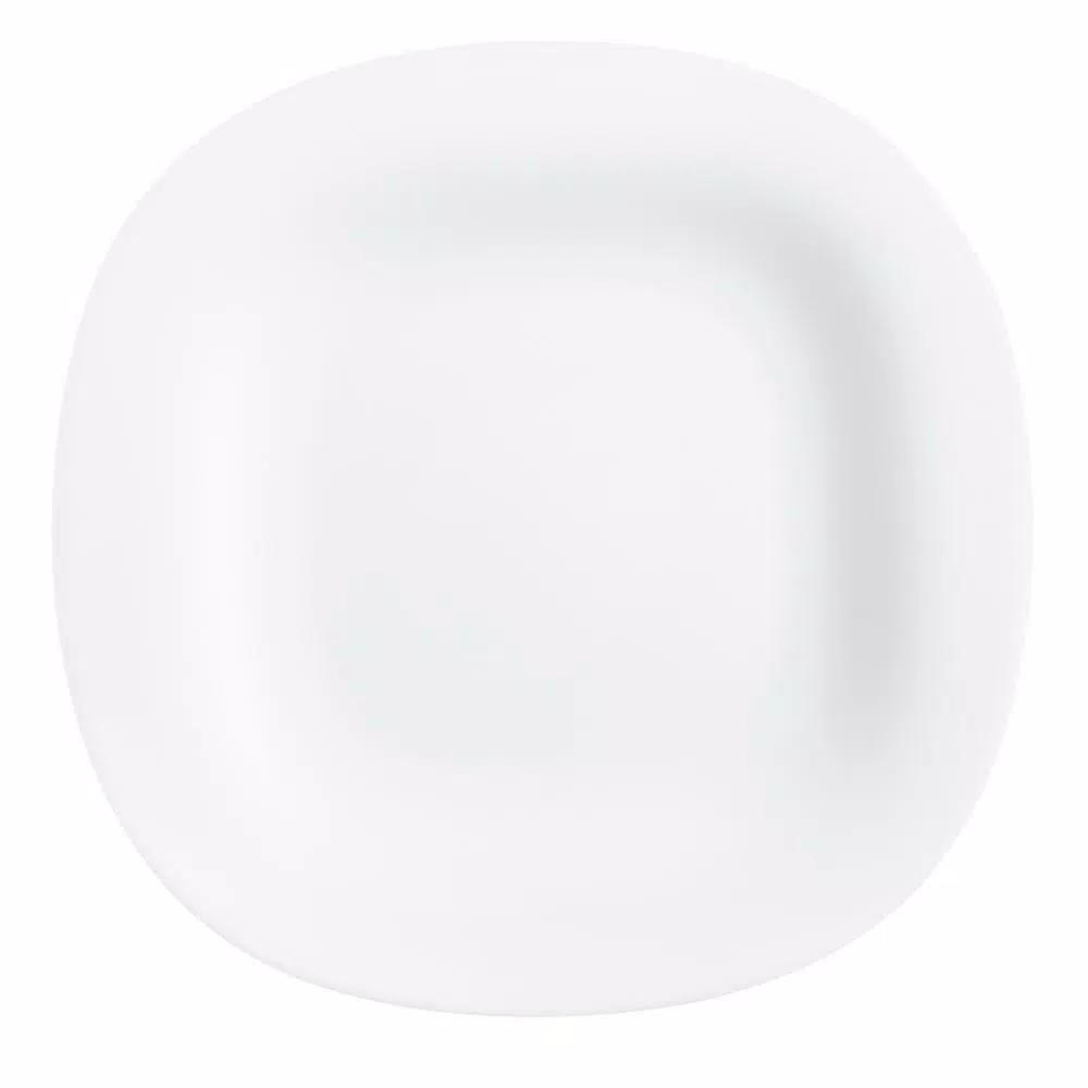 Luminarc Carine White 10.5" Dinner Plates, 6-Pack Opal Glass