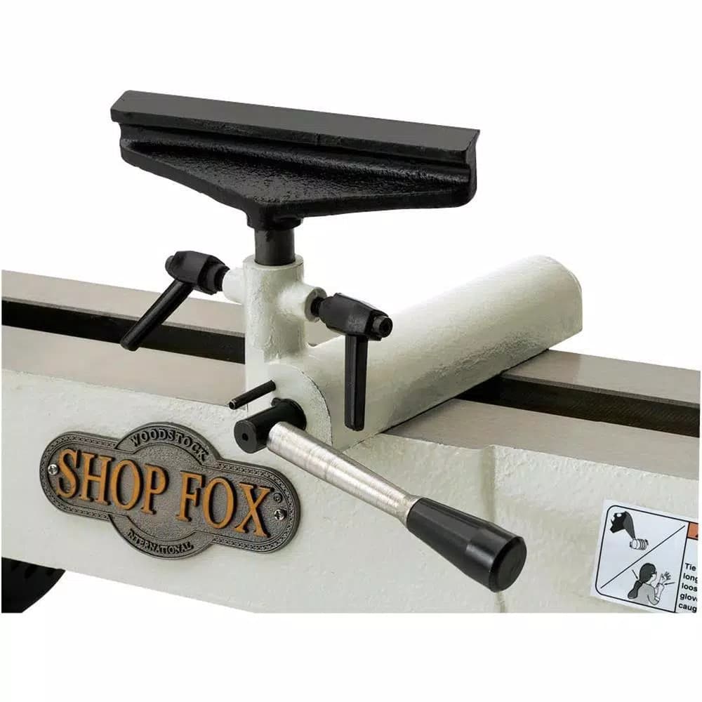 Shop Fox 1/2 HP Bench-Top Wood Lathe, 10 in. x 15 in., 120-Volt, 6-Speed Cast-Iron Construction